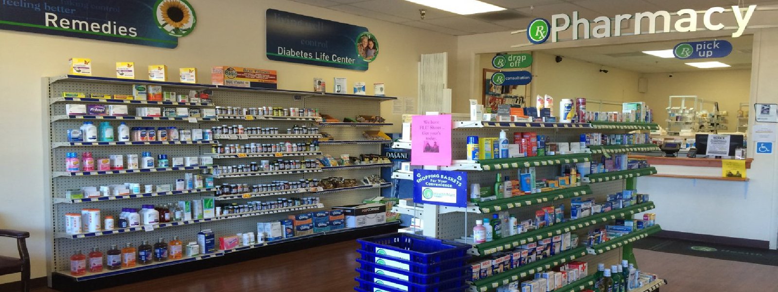 Compounding preparation area at Ricker Pharmacy